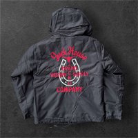 GUNZ ガンズ　ナイロンフードボアジャケット　BLACK