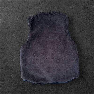 画像4: CUSHMAN　クッシュマン QUILTING&FUR　REVERSIBLE BOA VEST BLACK/BROWN