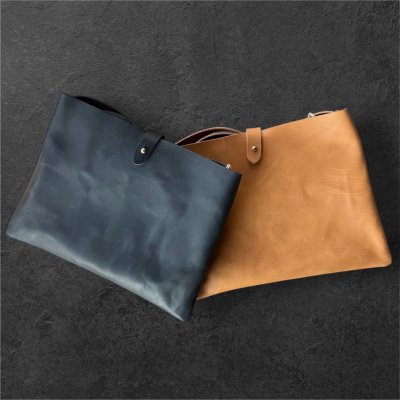 画像1: 　Sugar & Co. シュガーアンドカンパニー 　Leather　Sacoche　　レザーサコッシュ　BLACK・TAN