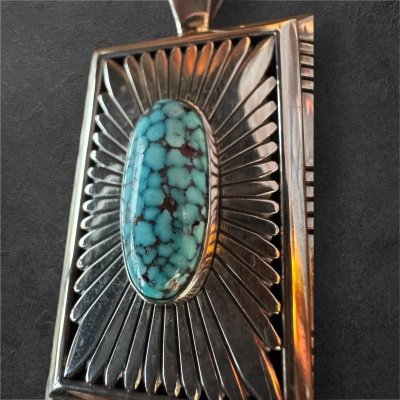 画像5: INDIANJEWELRY HOWARD NELSON  ハワード.ネルソン　サンバーストペンダントトップ