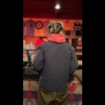 画像8: CUSHMAN(クッシュマン）QUILTING FREEZER JACKET    BLUE GRAY