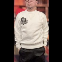 他の写真2: CUSHMAN(クッシュマン）PRINT SET IN SLEEVE　（HELLonWHEEL)スウェット WHITE