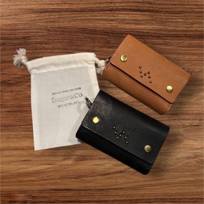 画像1: 　Sugar & Co. シュガーアンドカンパニー 　Leather　smart Key Case　BLACK・TAN