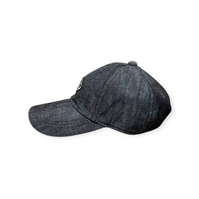 画像7: FULL COUNT フルカウント　6PANEL DENIM F BASEBALL CAP FULLパッチ　INDIGO/BLACK