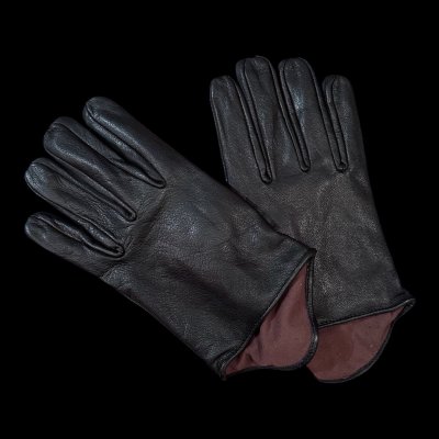 画像1: CUSHMAN(クッシュマン）DEER SKIN KILLER GLOVE   BLACK