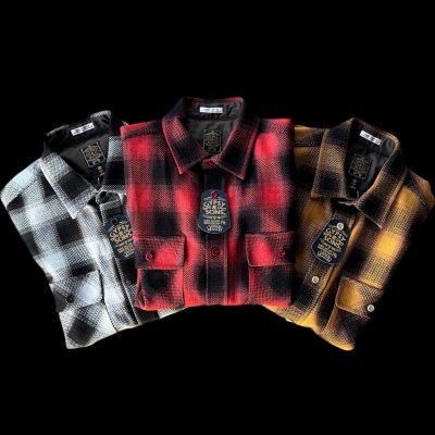 画像1: GYPSY＆SONS　OMBRE CHECK SHIRTS