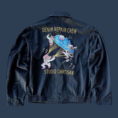 画像1: STUDO D' ARTISAN　 ステュディオ.ダ.ルチザン　スーベニアジャケット　ブラック