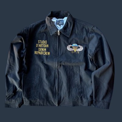 画像2: STUDO D' ARTISAN　 ステュディオ.ダ.ルチザン　スーベニアジャケット　ブラック