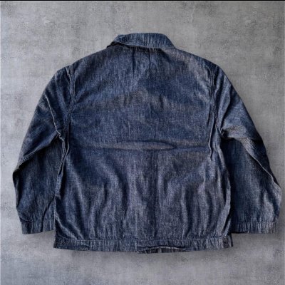 画像3: フルカウント FULL COUNT U.S.N. ShawlCollarDenimCoverall  （8oz）