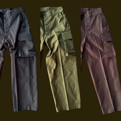 画像1: GYPSY＆SONS　M47 FRENCH CARGO　　　OLIVE GREEN　BLACK    BROWN