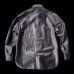 画像3: FINE CREEK  MOSSIR  GOOD MAN 　ウォッシャブルレザーシャツ　　BLACK (3)