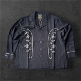 GYPSY＆SONS　EMBROID RODEO SHIRTS  BLACK