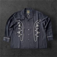 GYPSY＆SONS　EMBROID RODEO SHIRTS  BLACK