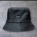 画像1: THE H.W.DOG&CO. エイチダブリュードッグ　CHMBRAY TRUCKER HAT　BLACK (1)