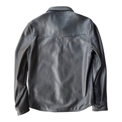 画像3: FINE CREEK&CO/ファインクリークアンドコーHank シープスキンウェスタンシャツ BLACK