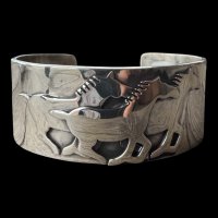 NAVAJO ナバホ族　Ｈｅｒｍａｎ・Vandever ハーマン・バンデバー　バングル