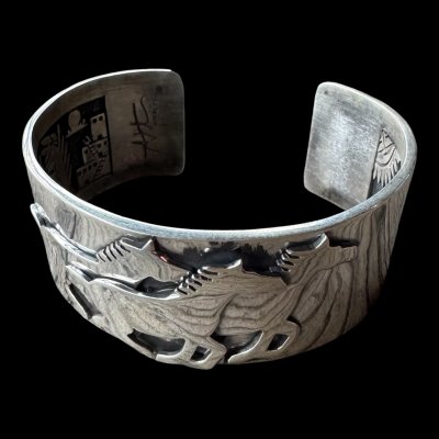 画像2: NAVAJO ナバホ族　Ｈｅｒｍａｎ・Vandever ハーマン・バンデバー　バングル