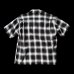画像3: CUSHMAN クッシュマン　 OMBRE CHECK SHIRT    BLACK/WHITE (3)