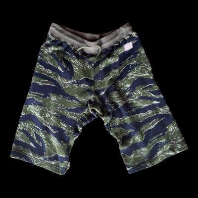 画像2: CUSHMAN（クッシュマン）ＭＩＮＩ　ＰＩＬＥ　ＳＷＥＡＴ　ＳＨＯＲＴＳ　スウェットショートパンツ　タイガーカモ