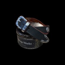 他の写真3: VintageWorks ヴィンテージワークス　ウエスタンベルト　茶芯　ＢＬＡＣＫ コンチョ