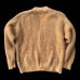 画像4: FULL COUNT フルカウント　Kid Mohair Cardigan  Black　Lit BROWN (4)