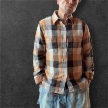 他の写真1: FULL COUNTフルカウントCHECK NEL WORK SHIRTS  Beige