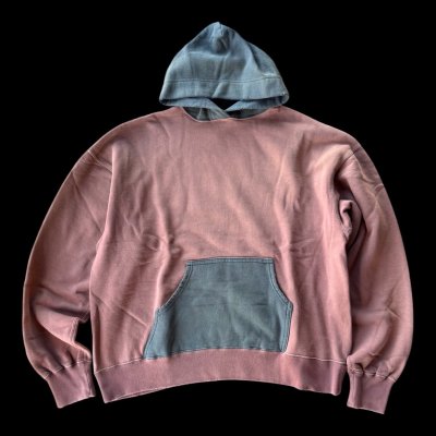画像3: FULL COUNTフルカウントFading Sweat Hoodie  BORDEAUX/BLACK