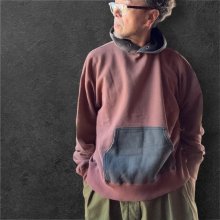 他の写真2: FULL COUNTフルカウントFading Sweat Hoodie  BORDEAUX/BLACK
