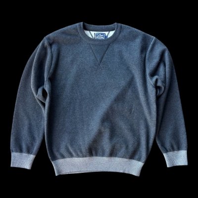 画像3: STUDO D' ARTISAN　 ステュディオ.ダ.ルチザン　KNIT SWEAT SHIRT  TOP BLK