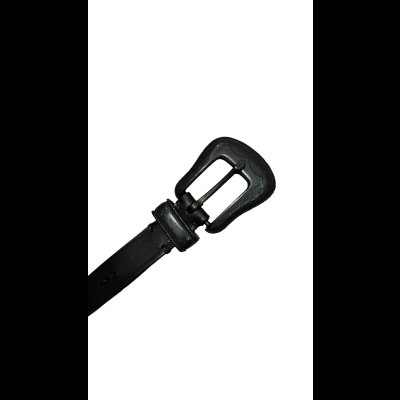 画像2: VintageWorks ヴィンテージワークス　ウエスタンベルト　ブラックバックル　　ＢＬＡＣＫ