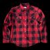 画像2: ＣＵＳＨＭＡＮ　クッシュマン　BUFFALO CHECK WESTERN SHIRT　ネルウエスタンシャツ　 (2)