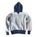 画像8: CUSHMAN(クッシュマン）TWO TONE SWEAT PARKA  後付けフードツートンカラー (8)