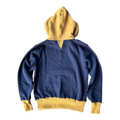 画像13: CUSHMAN(クッシュマン）TWO TONE SWEAT PARKA  後付けフードツートンカラー