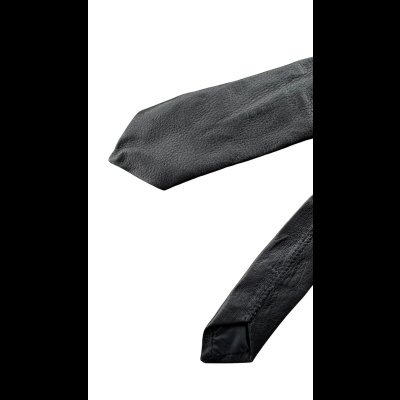 画像5: FINE CREEK  MOSSIR  CORRECT　ウォッシャブルレザー　ネクタイ　　BLACK