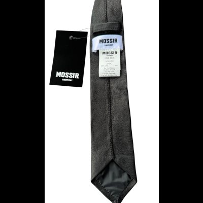 画像7: FINE CREEK  MOSSIR  CORRECT　ウォッシャブルレザー　ネクタイ　　BLACK