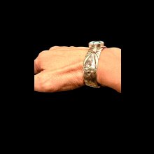 他の写真3: INDIANJEWELRY  Cippy Crazy Horse(シッピー クレイジーホース) インディアンジュエリー　ゴッドバーターコイズバングル　ブレス