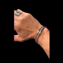 他の写真1: INDIANJEWELRY  Cippy Crazy Horse(シッピー クレイジーホース) インディアンジュエリー　スプリットバングル　ブレス
