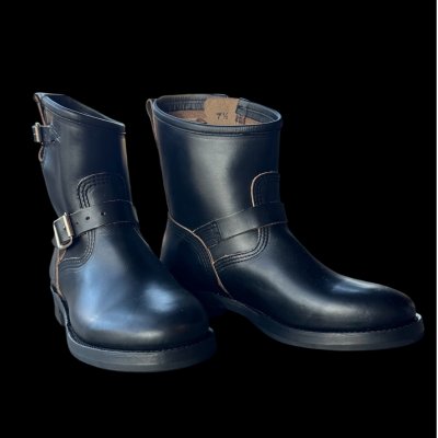 画像1: MAKERSメイカーズ　HORSE ENGINEER　SHORT 　CXL  BLACK 
