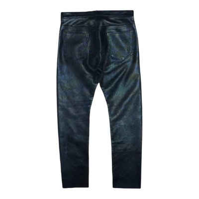 画像3: BOOTES  HOOV  TAPERED TYPE　ウォッシャブルレザーパンツ　　BLACK