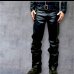画像1: BOOTES  HOOV  TAPERED TYPE　ウォッシャブルレザーパンツ　　BLACK (1)