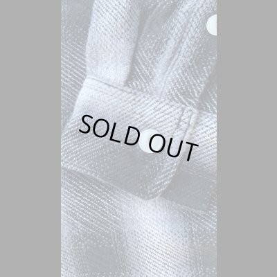 画像6: BranchWorks ブランチワークス　チェックフードシャツ　BLACK　ブラック