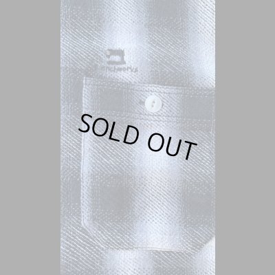 画像5: BranchWorks ブランチワークス　チェックフードシャツ　BLACK　ブラック