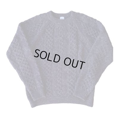 画像1: BranchWorks ブランチワークス　　クルケーブルーニット　CHARCOAL