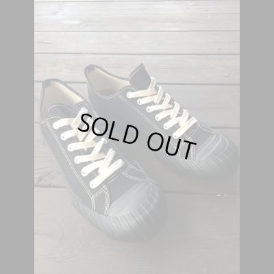 画像1: CUSHMAN クッシュマン スニーカー WW2 LOW CUT SNEAKER ローカットスニーカー ブラック