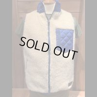 YEALWO　クッシュマン　REVERSIBLE BOA VEST