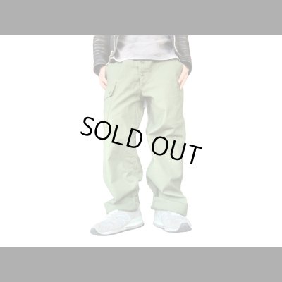 画像7: CUSHMAN クッシュマン　BACK SATIN WIDE PANTS バックサテンワイドパンツ　OLIVE オリーブ