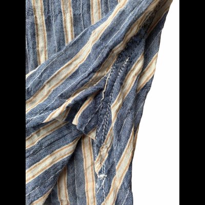 画像5: ＣＵＳＨＭＡＮ　クッシュマン　ＳＴＲＩＰＥ　ＷＯＲＫ　ＳＨＩＲＴＳ　ストライプワークシャツ　ＢＬＵＥ