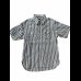 画像1: ＣＵＳＨＭＡＮ　クッシュマン　ＳＴＲＩＰＥ　ＷＯＲＫ　ＳＨＩＲＴＳ　ストライプワークシャツ　ＢＬＵＥ (1)