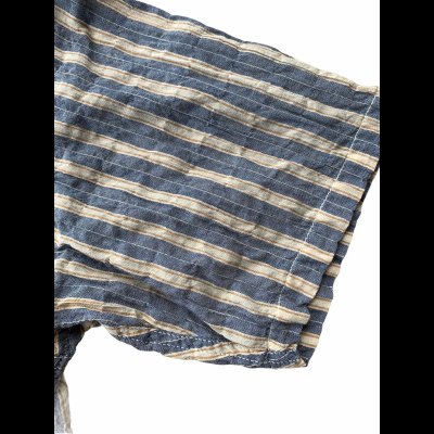 画像6: ＣＵＳＨＭＡＮ　クッシュマン　ＳＴＲＩＰＥ　ＷＯＲＫ　ＳＨＩＲＴＳ　ストライプワークシャツ　ＢＬＵＥ