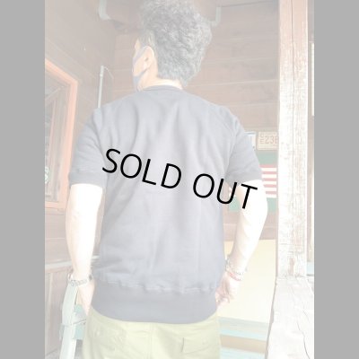 画像7: CUSHMAN(クッシュマン）ＭＩＮＩ　ＰＩＬＥ　ＳＷＥＡＴ　ＴＥＥ　半袖スウェットBLACK